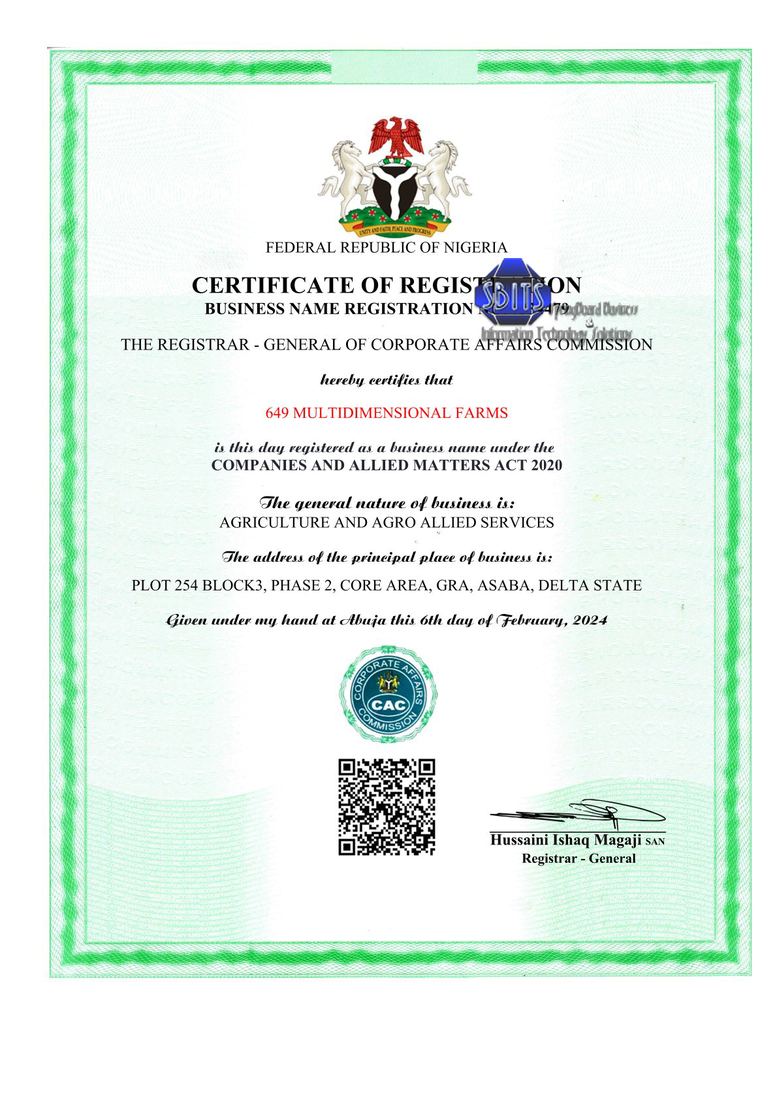 CAC registration work - 649
